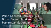 Persit Koorcab Rem 033 PD I Bukut Barisan Adakan Pertemuan Gabungan