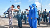 KRI Bubara-868 Disambut Kedatangannya Di Dermaga Tni AL Tanjung Uban