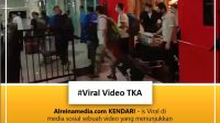 40 WNA China keluar dari ruangan di bandara Kendari