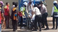 Polsek Kawasan Pelabuhan Batam Dan Karantina Kesehatan Pelabuhan Batam Cek Suhu Penumpang Km.Kelud