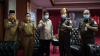 Isdianto Terima Audensi Danlantamal IV, Wakajati dan Kepala BPS Kepri