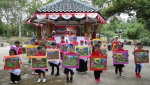 Sambut HUT RI ke-75, Sanggar Seni Trendy Club Gelar Carnaval di Taman Rusa Sekupang