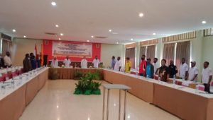 Bawaslu Kaimana Hadirkan Parpol dan KPU  Sosialisasi Peraturan Bawaslu RI No.2 Tahun 2020.