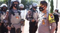 Pilkada 2020 Semakin Dekat, Polres Karimun Gelar Simulasi Pengamanan Unras Anarkis