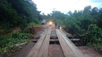 Rusak Parah, Pemkab Lingga Usulkan Jembatan Malar Jadi Permanen