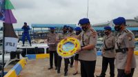 Upacara Tabur Bunga Dalam Rangka HUT Polairud Yang Ke-70