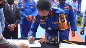 Polairud Polda Kepri Adakan Upacara HUT Ke-70 Secara Virtual