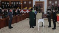 Gubernur dan Wagub Babel Hadiri Pelantikan Pengganti Antar Waktu Anggota DPRD Babel