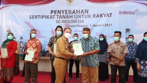 Pemerintah Pusat Bagikan 4000 Sertifikat Tanah Kepada Masyarakat Bangka