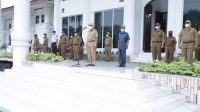 Bupati Asahan Pimpin Apel Gabungan di Lingkungan Pemerintah Kabupaten Asahan
