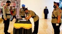Kapolres Asahan Pimpin Sertijab Polsek Kota Kisaran