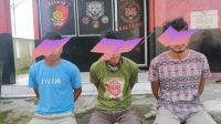 Tiga Pemuda di Palangka Raya Nekat Curi Alat Wedding Organizer