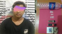 Seorang Pria Diciduk Petugas Dalam Gubuk, Karena Sabu
