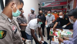 Ditresnarkoba Polda Kepri Musnahkan Barang Bukti 89,16 Gram Sabu, 406 Butir Ekstasi dan 1.164,4 Gram Ganja Kering