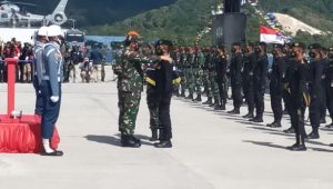 Upacara Peresmian dan Pengukuhan Komandan KRI Alugoro 405