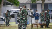 DANLANTAMAL IV HADIRI UPACARA PEMBUKAAN PENDIDIKAN PERTAMA  BINTARA DAN TAMTAMA TNI AL DI SATDIK-1 TANJUNG UBAN