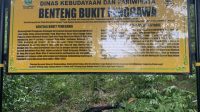 Laksanakan Permintaan Disbudpar, Hari ini Perpat Bersihkan Benteng Bukit Penggawa Pulau Penyengat