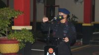 Personel Satbrimob Polda Kepri Mengikuti Kegiatan Apel Kesiapsiagaan Power On Hand Kapolda KepriP
