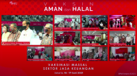 President Jokowi Inspects Mass COVID-19 Vaccination for Workers in Financial Sector