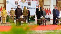 Gubernur dan Wagub Ikuti Pidato Presiden Jokowi