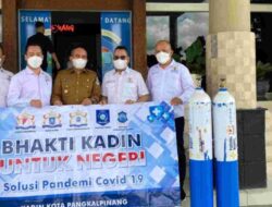 Pemkot Pangkalpinang Terima Bantuan Tabung Oksigen, Molen : Bantuan Ini Sangat Membantu Masyarakat