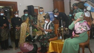 Kunjungan Kerja Perdana, Rudi Sambut Pangdam Bukit Barisan Mayjen TNI Achmad Daniel Chardin