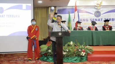 Pengembangan SDM Kunci Kemajuan, Amsakar Semangati Alumni STIKOM Muhammadiyah Batam