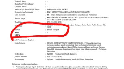 Pemilik Kapal KM.Sinar Sumber, Enggan Sebut Sudah Bayarkan Denda Ke Negara, “Mungkinkah Peryataan PSDKP Bohong”