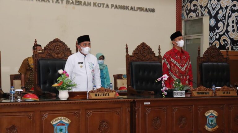 Wali Kota Pangkalpinang Sampaikan LKPJ Kepala Daerah Tahun Anggaran 2021