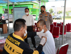 Polres Natuna Gelar Vaksinasi Massal Booster Serentak Se-Indonesia