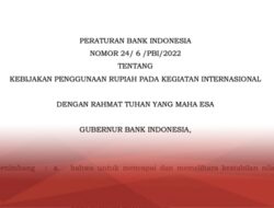 Central Bank Issues Regulation on Rupiah Use in International Events