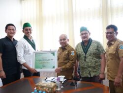 Wali Kota Molen Terima Kunjungan HMI Sumbagsel Di Ruang Kerjanya