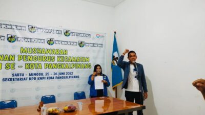 DPD KNPI kota Pangkalpinang Gelar Muscam DPK Di Gedung Pemuda