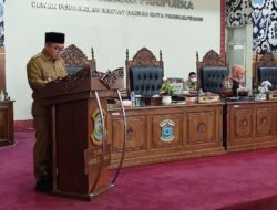 Wali Kota Pangkalpinang Sampaikan Raperda Pertanggungjawaban Pelaksanaan APBD 2021