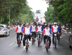 Gowes Sepeda PGK Dalam Rangkaian MUSKOMWIL II APEKSI SUMBAGSEL, Molen : Banyak Produk UMKM Diborong