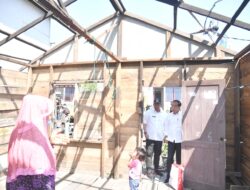 President Jokowi Inspects Area Arrangement and Liveable Houses in Belawan Settlement