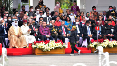 Phenomenal Kid Singer Farel Prayoga Performs at Independence Day Ceremony at Merdeka Palace