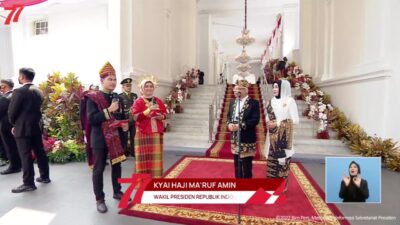 VP Ma’ruf Amin Calls on People to Build Indonesia Together