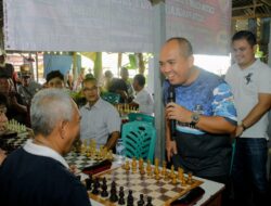 Meriahkan HUT RI ke-77, Wali Kota Pangkalpinang Buka Turnamen Catur