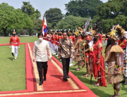 President Jokowi Welcomes President Ferdinand Marcos Jr. at Bogor Palace