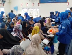 Peringatan HUT Partai Demokrat Ke-21 di Kabupaten Asahan Diwarnai Aksi Sosial