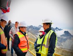 President Jokowi Visits Grasberg Mine