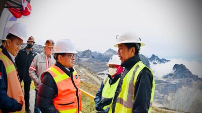 President Jokowi Visits Grasberg Mine