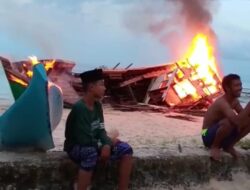 KM.Banawa Bantuan Pemerintah Pusat di Bakar, Kades Kelarik Barat Wajib Bertanggung Jawab