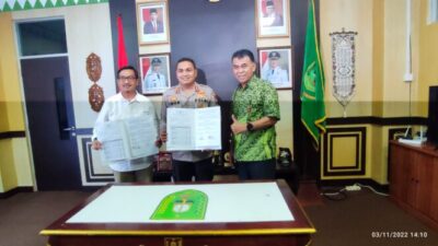 Bupati Natuna, Teken NPHD Rekpro Polri