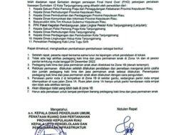 Ini Hasil Rapat Pemprov Bersama Pedagang Terkait Penataan Gurindam 12