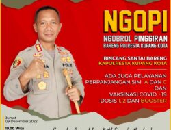 Kapolresta Kupang Kota Ngopi Bareng Warga