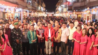 Sambut Imlek 2023, Pemkab Meranti Berikan Izin Pelaksanaan Cian Cui atau Perang Air