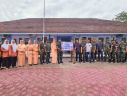 Danlanud RSA Terima Bantuan CSR dari BRI Natuna