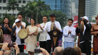 Di Bundaran HI, Jokowi Resmikan Kick Off Kekuatan ASEAN Indonesia 2023